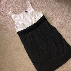 Maurices Career Dress Tweed & Satin Design